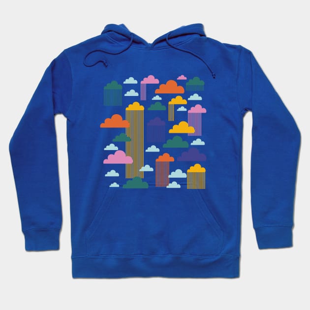 Colorful clouds Hoodie by sugarcloudlb-studio